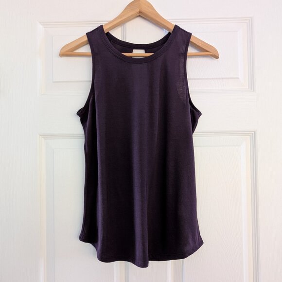Old Navy Active tank top keyhole twist open back purple size XS - Picture 1 of 11